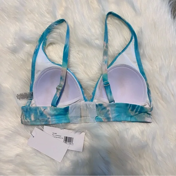 NEW Calme by Johnny Was Adjustable Bikini Top - Picture 4 of 6